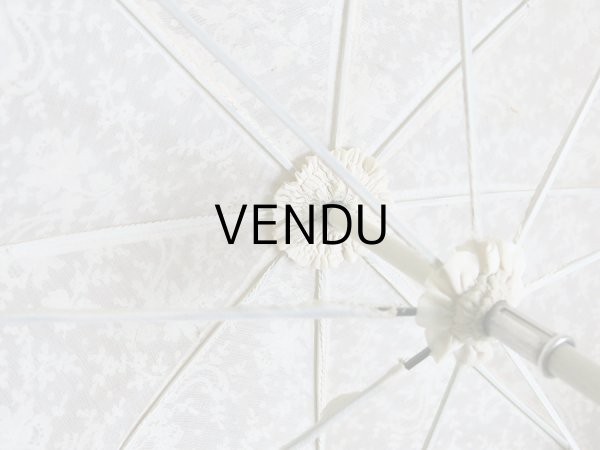 画像20: 1900年代 アンティーク  レースの日傘＆ファン オリジナルボックス入り　 (20)