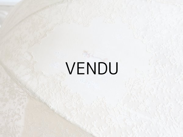 画像10: 1900年代 アンティーク  レースの日傘＆ファン オリジナルボックス入り　 (10)