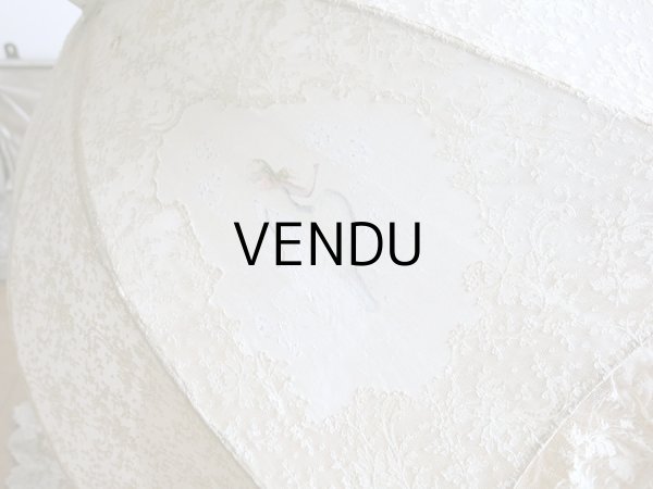 画像8: 1900年代 アンティーク  レースの日傘＆ファン オリジナルボックス入り　 (8)