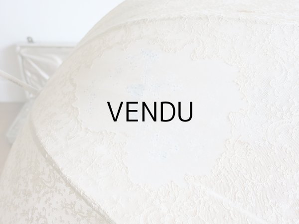 画像11: 1900年代 アンティーク  レースの日傘＆ファン オリジナルボックス入り　 (11)