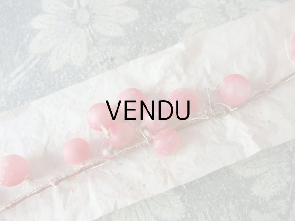 画像4: 1900年代 アンティーク 吹き硝子製 グロゼイユ (スグリの実) のガーランド　 (4)