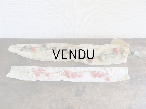 画像6: 1900年代 アンティーク 吹き硝子製 グロゼイユ (スグリの実) のガーランド　 (6)