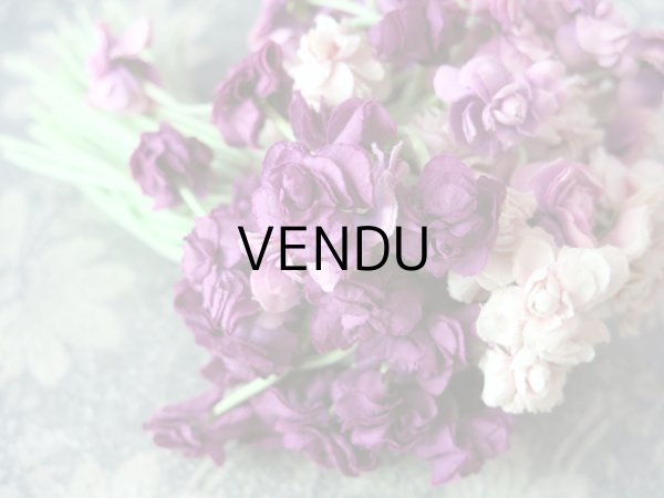 画像8: アンティーク 3色の薔薇の大きなブーケ 100輪 布花  コサージュ (8)