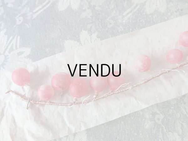 画像3: 1900年代 アンティーク 吹き硝子製 グロゼイユ (スグリの実) のガーランド　 (3)