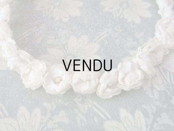 画像7: 1900年代 アンティーク 小さな薔薇のヘッドリース ティアラ (7)