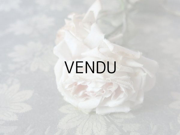 画像9: アンティーク 淡いピンクの薔薇のリース (9)