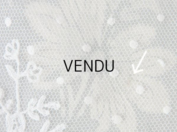 画像7: 19世紀末 アンティーク アプリケーション ブリュッセルレース ポワン・ド・ガーズ＆ボビンレース 【ポワン・ド・ガーズ】 130cm (7)