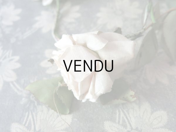 画像7: アンティーク 淡いピンクの薔薇のリース (7)