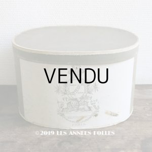 画像: 1900年代 アンティーク ライオン＆天使 ハットボックス - CRITERIUM - 
