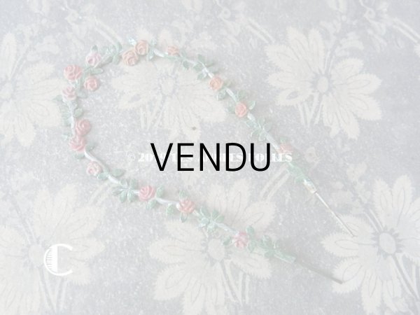 画像11: アンティーク 聖母マリアの薔薇のガーランド (11)