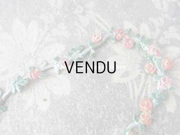 画像20: アンティーク 聖母マリアの薔薇のガーランド (20)