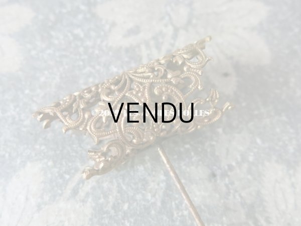画像4: 1900年代 アンティーク ハットピン エパングル (4)