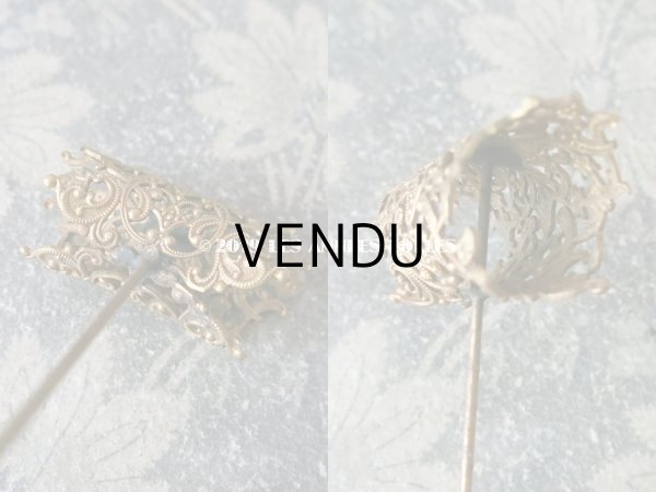 画像6: 1900年代 アンティーク ハットピン エパングル (6)