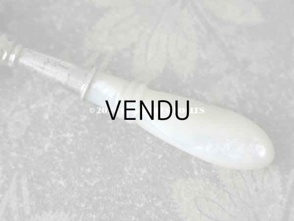 画像9: 19世紀 ナポレオン3世時代 アンティーク ラトル 天使 シルバー製 (9)