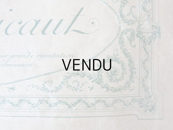 画像6: アンティーク ボンマルシェ グローブの紙袋 薔薇のガーランド LE GANT BOUCICAUT - AU BON MARCHE PARIS - (6)