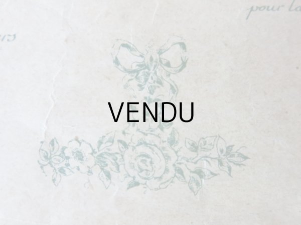 画像7: アンティーク ボンマルシェ グローブの紙袋 薔薇のガーランド LE GANT BOUCICAUT - AU BON MARCHE PARIS - (7)