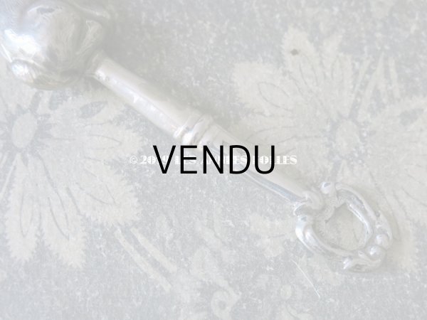 画像6: 19世紀  アンティーク ラトル うさぎ シルバー製 (6)