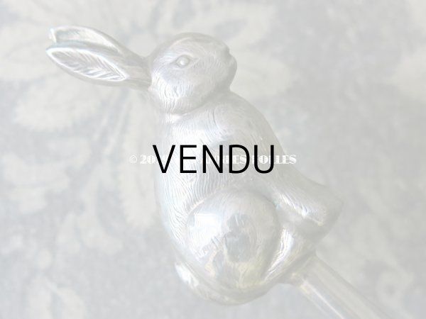 画像5: 19世紀  アンティーク ラトル うさぎ シルバー製 (5)