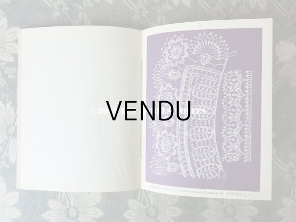 画像4: アンティーク  クロシェレース & タティングレースの図案帳 CROCHET ET FRIVOLITE SerieA - COTONS L.V. - (4)