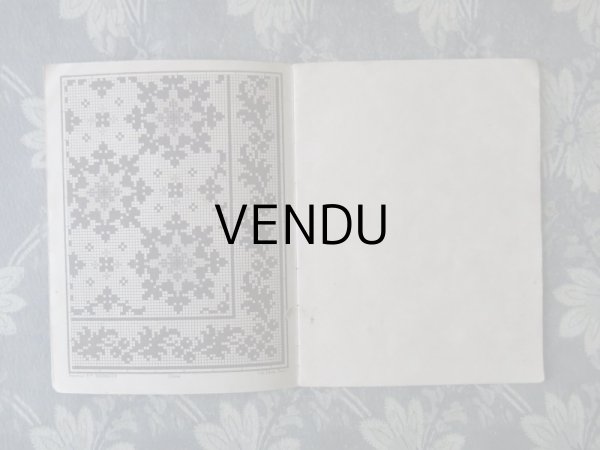 画像5: アンティーク 図案帳 クロシェ＆タペストリー＆フィレレース RECUEIL DE DESSINS POUR CROCHET,TAPISSERIE,FILET N3 - EUG.HAGNAUER ET SIMART - (5)