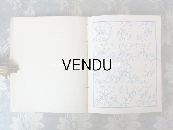 画像5: 19世紀末 アンティーク モノグラム刺繍の図案帳 MANUELE DE BRODERIES N 179 - N.ALEXANDRE&CIE - (5)
