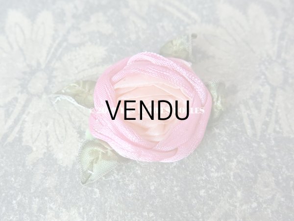 画像2: アンティーク ピンクの薔薇のロココモチーフ  (2)