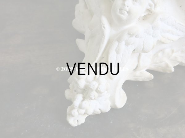 画像3: アンティーク 石膏のウォールシェルフ 天使 (3)