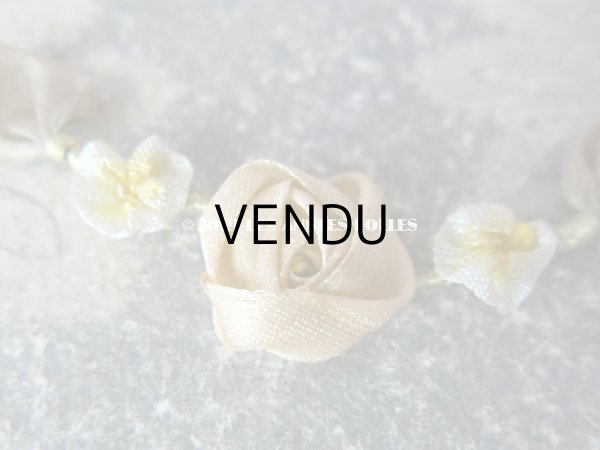 画像3: アンティーク シャンパンゴールドの薔薇のロココモチーフ (3)