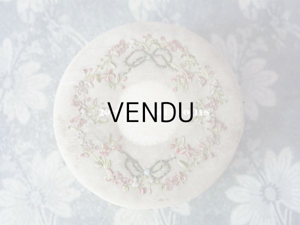 画像3: アンティーク リボン刺繍のお菓子箱 ドラジェ & チョコレート  (3)