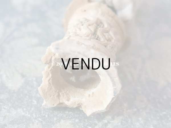 画像10: 19世紀初頭 アンティーク コミュニオンの少女の人形 テラコッタ製 コミュニオンのドレスを着た少女 (10)