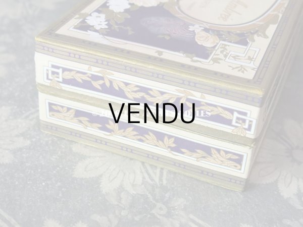 画像7: 未使用 アンティーク 薔薇のソープボックス 石鹸入り  SAVON EAU DE COLOGNE AMBREE - G.LEMOINE PARIS - (7)