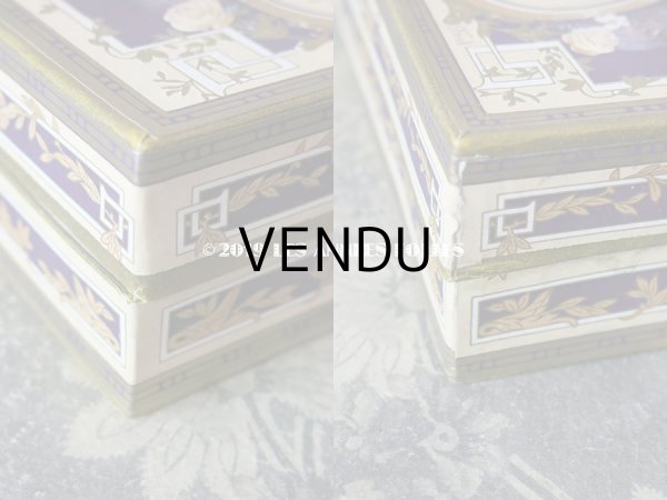 画像8: 未使用 アンティーク 薔薇のソープボックス 石鹸入り  SAVON EAU DE COLOGNE AMBREE - G.LEMOINE PARIS - (8)