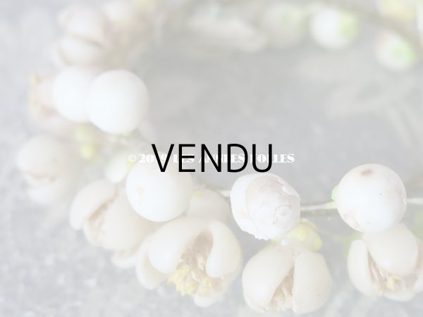 画像5: 1900年代 アンティーク ドール用 ワックスフラワーの小さなヘッドリース (5)