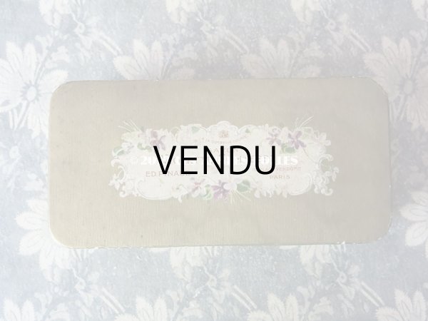 画像4: 1900年代 アンティーク 菫のソープボックス  SAVON VIOLETTE COMTESSE - ED.PINAUD PARIS - (4)