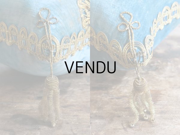 画像8: 19世紀末 アンティーク グローブ・ド・マリエのクッション ピンクッション (8)