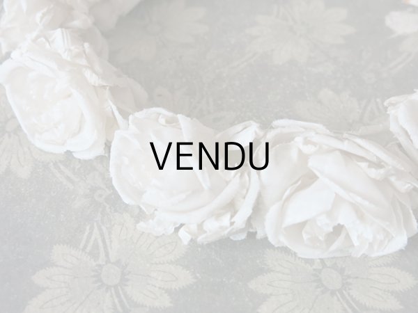 画像10: アンティーク 薔薇のヘッドリース ティアラ (10)