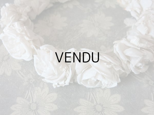 画像9: アンティーク 薔薇のヘッドリース ティアラ (9)