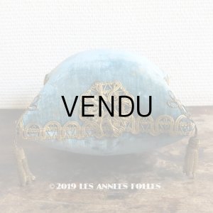 画像: 19世紀末 アンティーク グローブ・ド・マリエのクッション ピンクッション