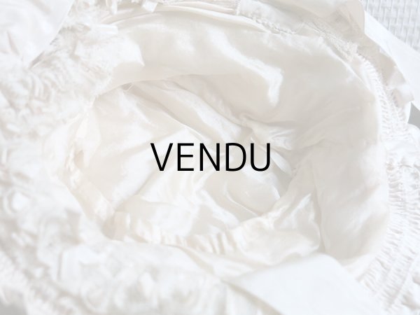 画像18: 新品同様 19世紀末 アンティーク リボンが結ばれた ドール用の帽子 シルクギャザー＆フリル&レース  ドールハット (18)