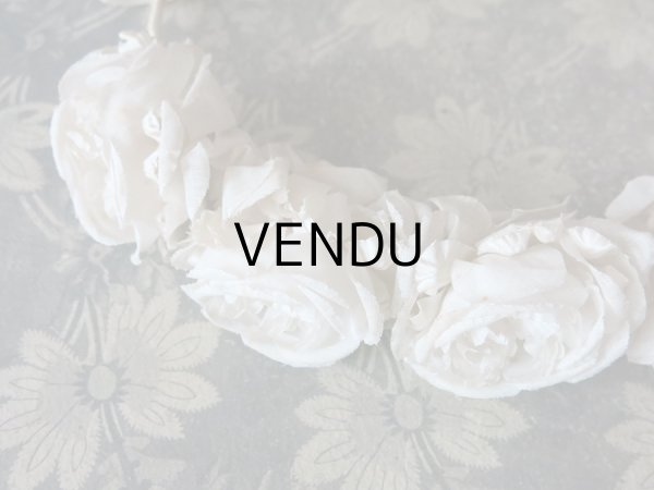 画像6: アンティーク 薔薇のヘッドリース ティアラ (6)