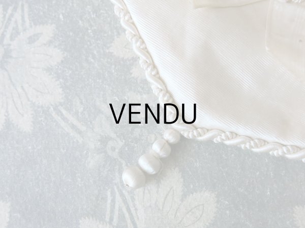 画像6: アンティーク  リボンが結ばれたオモニエール  (6)