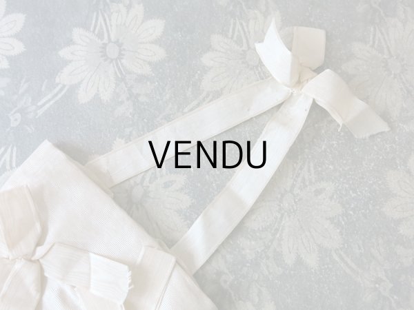 画像7: アンティーク  リボンが結ばれたオモニエール  (7)