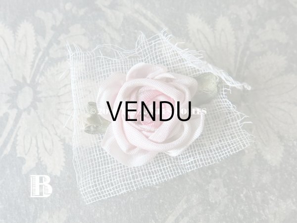 画像6: アンティーク ピンクパープルの薔薇のロココモチーフ  (6)