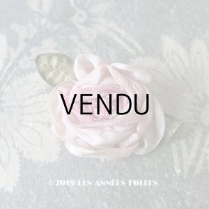 画像: アンティーク ピンクパープルの薔薇のロココモチーフ 