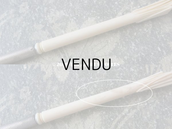 画像6: アンティーク 鈴蘭のペン軸 ボーン製 (6)