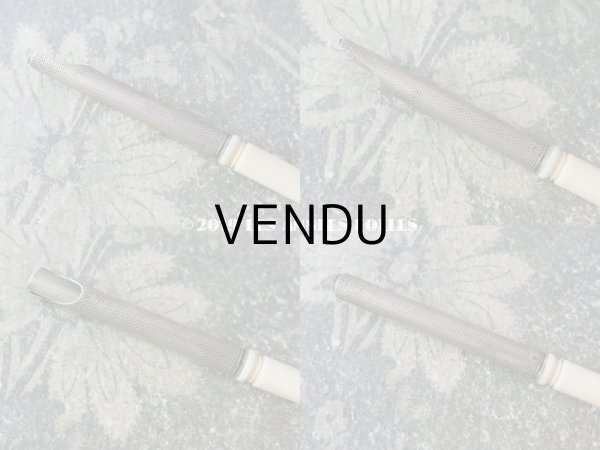 画像3: アンティーク 鈴蘭のペン軸 ボーン製 (3)