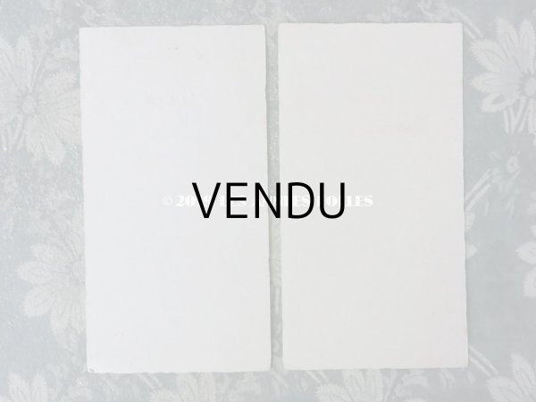 画像3: アンティーク メニューカード MENU 薔薇＆リボンのガーランド (3)