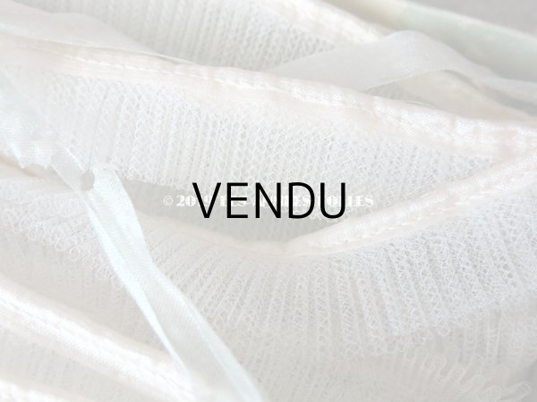 画像5: 未使用 1900年代 アンティーク プリーツ加工 チュールレース 箱入り 約2.8m COMPTOIR DES RUCHES - AU BON MARCHE - (5)