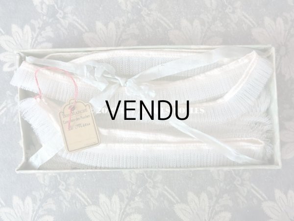 画像4: 未使用 1900年代 アンティーク プリーツ加工 チュールレース 箱入り 約2.8m COMPTOIR DES RUCHES - AU BON MARCHE - (4)
