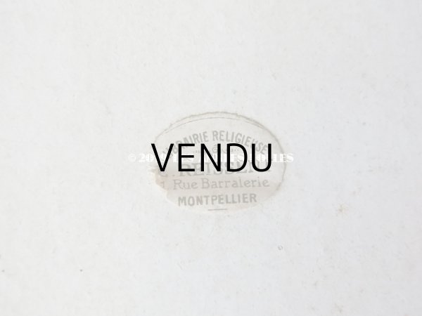 画像4: アンティーク  初聖体 立体のカニヴェ コミュ二オンの少女  (4)